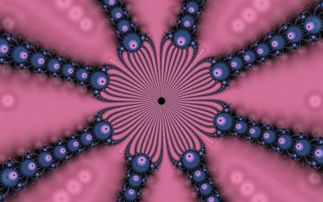 Картинка 3д+графика фракталы+ fractal цвета фон узор