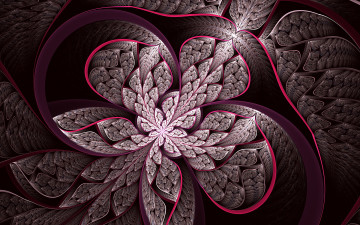 Картинка 3д+графика фракталы+ fractal фон узор цвета