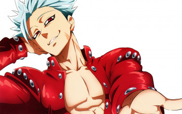 Картинка nanatsu+no+taizai аниме the seven deadly sins nanatsu no taizai семь смертных грехов ban парень шрам