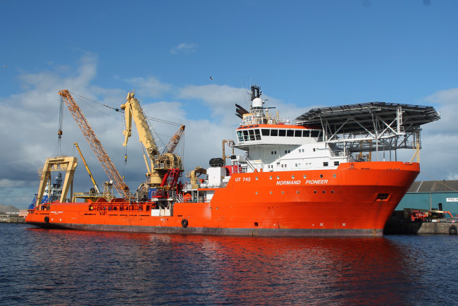 Обои картинки фото normand pioneer, корабли, другое, кабелепрокладчик