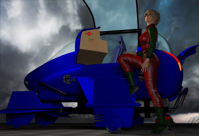 Обои картинки фото 3д графика, фантазия , fantasy, девушка, фон, взгляд