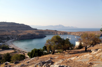 Картинка природа побережье горы залив