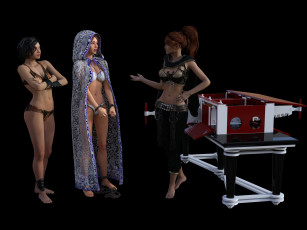 Картинка 3д+графика люди+ people фон взгляд девушки