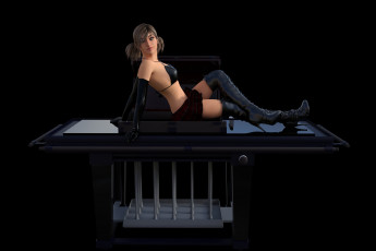 Картинка 3д+графика люди+ people фон взгляд девушка