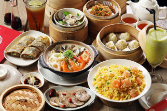 Картинка еда разное салат овощи ассорти блюда морепродукты