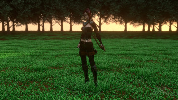 Картинка 3д+графика эльфы+ elves фон взгляд эльфийка