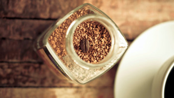 Картинка еда кофе +кофейные+зёрна гранулированный