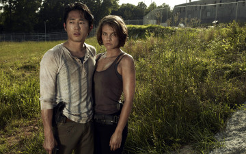Картинка кино+фильмы the+walking+dead maggie glenn lauren cohan