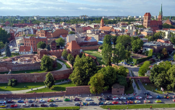 Картинка торунь польша города -+панорамы
