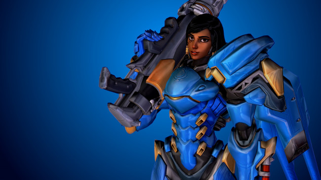 Обои картинки фото 3д графика, фантазия , fantasy, оружие, фон, девушка, взгляд