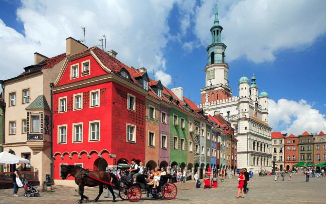 Обои картинки фото познань, польша, города, - улицы,  площади,  набережные