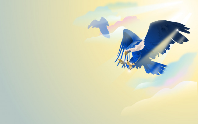 Обои картинки фото векторная графика, животные , animals, орел