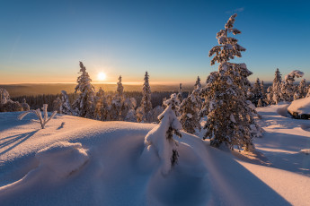 Картинка природа зима простор