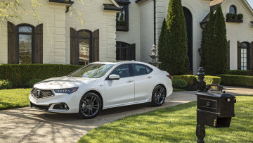 обоя acura tlx a-spec sh-awd 2019, автомобили, acura, 2019, sh-awd, a-spec, tlx, белый