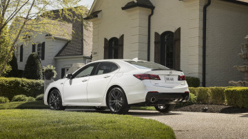 обоя acura tlx a-spec sh-awd 2019, автомобили, acura, a-spec, tlx, sh-awd, белый, 2019