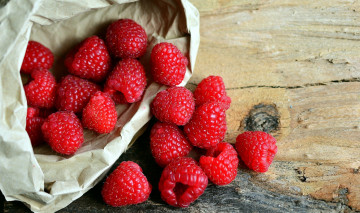 Картинка еда малина ягоды спелая