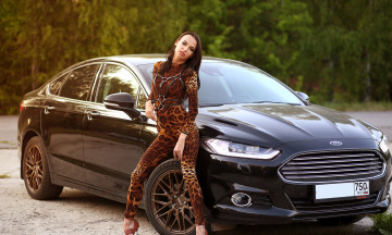 обоя автомобили, -авто с девушками, авто, девушки