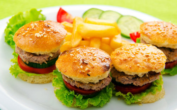 Картинка еда бутерброды +гамбургеры +канапе гамбургеры