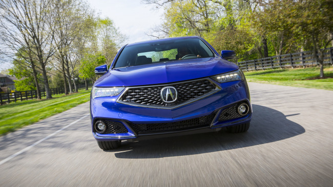 Обои картинки фото acura tlx a-spec sh-awd 2019, автомобили, acura, a-spec, tlx, sh-awd, 2019, blue