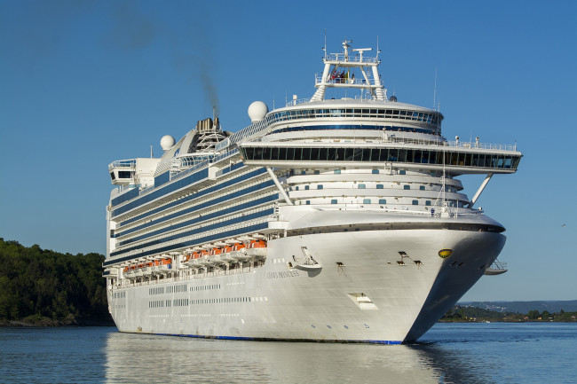 Обои картинки фото crown princess, корабли, лайнеры, лайнер, круиз
