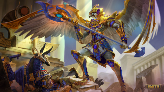 Обои картинки фото видео игры, smite