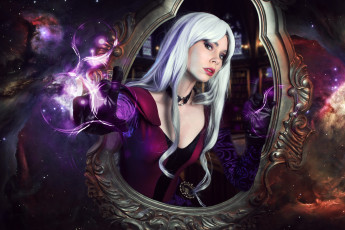 Картинка девушки -+креатив +косплей девушка фон взгляд рама