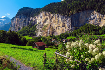 Картинка lauterbrunnen switzerland города лаутербруннен+ швейцария