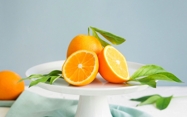 Обои картинки фото еда, цитрусы, апельсины
