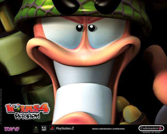 Обои картинки фото worms, mayhem, видео, игры
