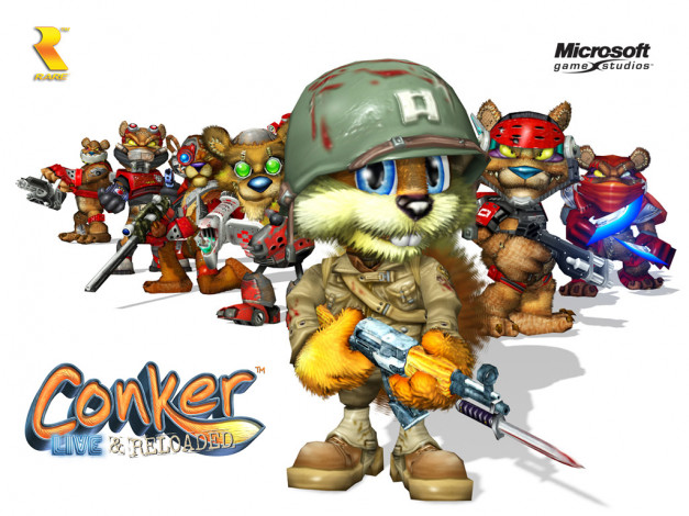 Обои картинки фото conker, live, and, reloaded, видео, игры