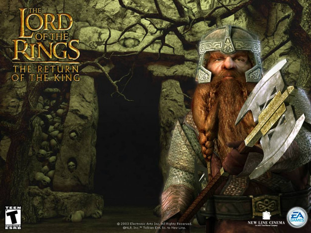Обои картинки фото lord, of, the, rings, return, king, видео, игры