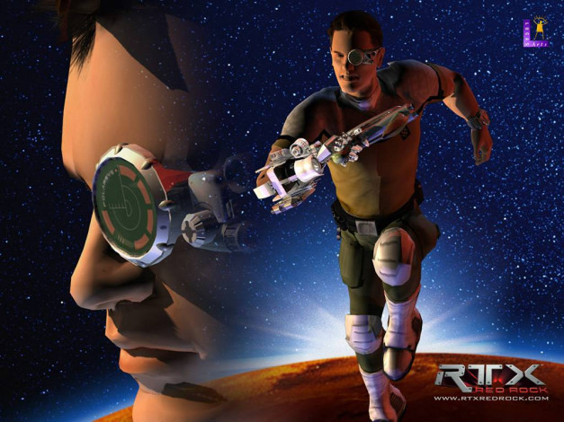 Обои картинки фото rtx, red, rock, видео, игры