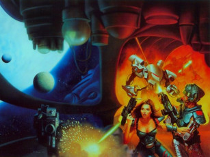 обоя фэнтези, роботы, киборги, механизмы