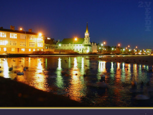 Картинка города огни ночного