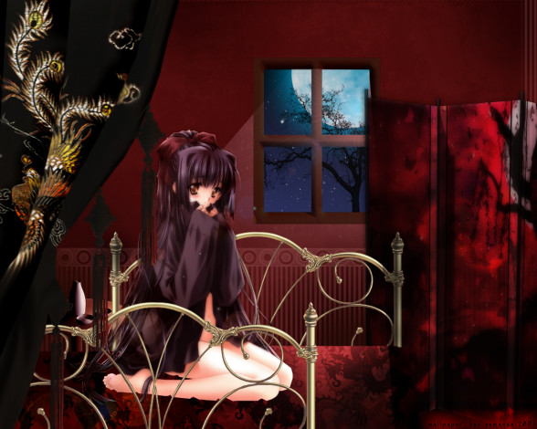 Обои картинки фото аниме, moonlight, lady