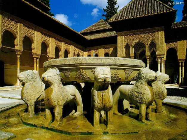 Обои картинки фото города, фонтаны