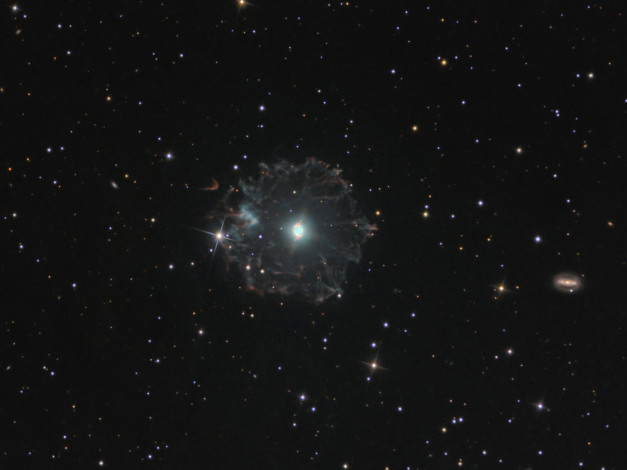 Обои картинки фото ngc, 6543, туманность, кошачий, глаз, космос, галактики, туманности