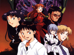 Картинка аниме evangelion