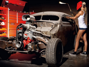 Картинка автомобили авто девушками