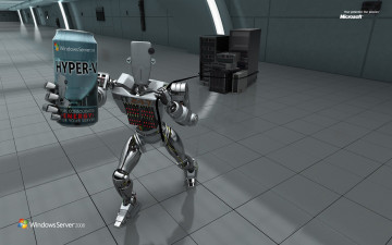 обоя компьютеры, windows, server, 2008