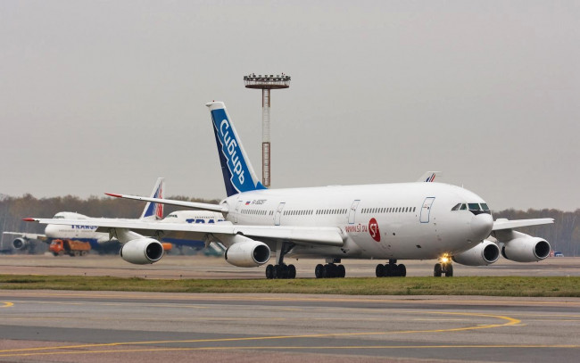 Обои картинки фото ил, 86, авиация, пассажирские, самолёты