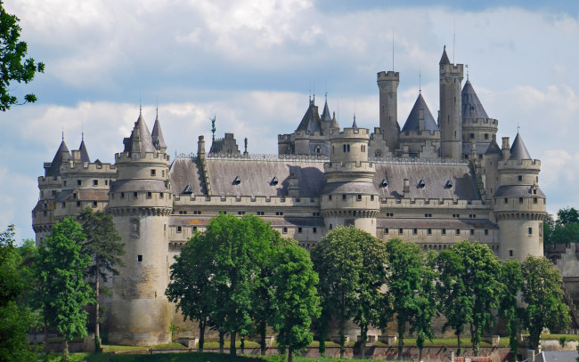 Обои картинки фото pierrefonds, france, города, дворцы, замки, крепости