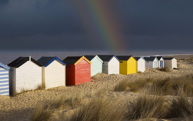 Обои картинки фото природа, радуга