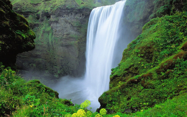 Обои картинки фото природа, водопады