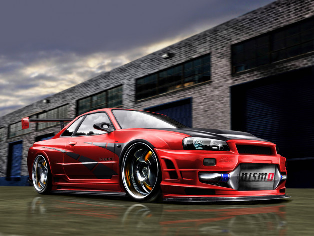 Обои картинки фото автомобили, виртуальный, тюнинг