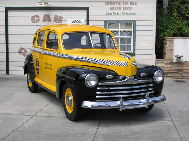 Обои картинки фото автомобили, классика, такси