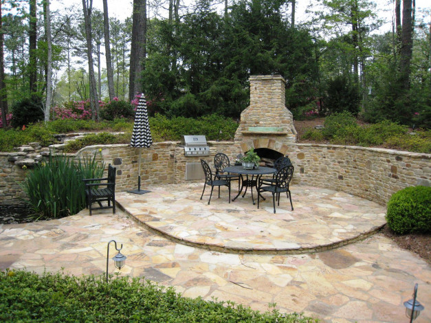 Обои картинки фото интерьер, бассейны, открытые, площадки, патио