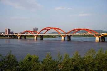 Картинка города мосты мост река