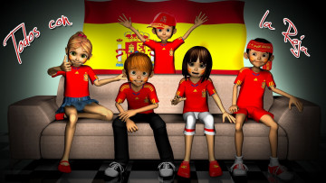 Картинка 3д графика people люди дети