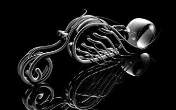 Картинка 3д графика modeling моделирование мотоцикл